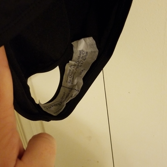 TB Black Pearl Wrap-Front One-Piece Swimsuit - Picture 4 of 6